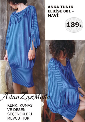 Anka Tunik Elbise 001 blue