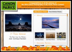 1st Prize Winner for the Canon Photography in the Parks contest!