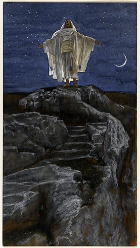 019-Jesus en la montaña rezando- 1886-1894- James Tissot-Copyright © 2004–2010 the Brooklyn Museum