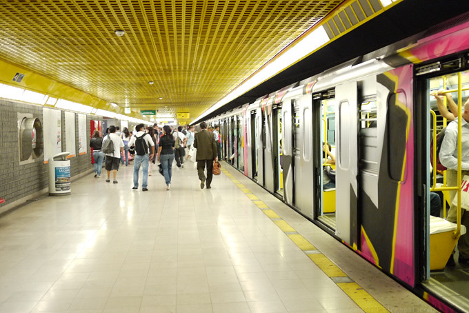 Duomo Station of Milan subway 米蘭地鐵米蘭大教堂站