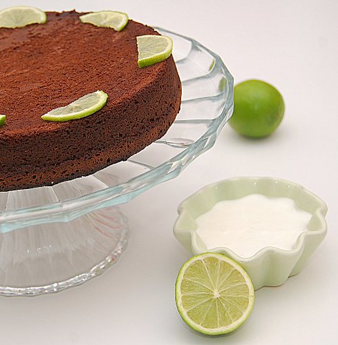 flourless chocolate lime cake