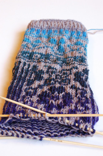 Knitted mitten