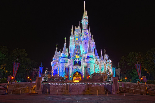 walt disney world castle christmas. Walt Disney World Christmas