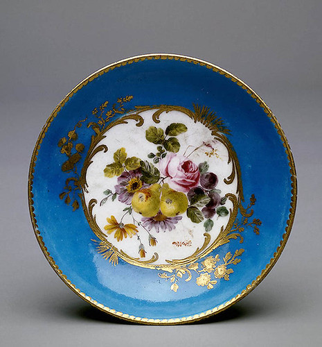 015- Platillo- Porcelana de Sèvres 1755 Porcelana de Sèvres