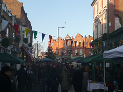Looking up Crown Road at the 2010 Christmas Fair