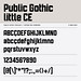 Public Gothic Font