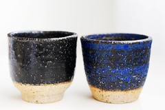 Black and Blue Teacups (I), Iskandar Jalil