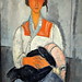 Amedeo Modigliani - Gypsy Woman with Baby at National Art Gallery Washington DC