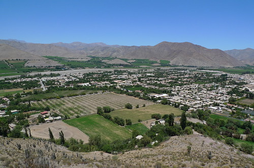 View from Cerro de la Virgen - Vicuna, Chile