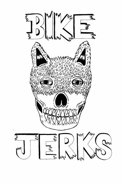 Bike Jerks Wolf Skull