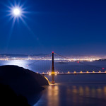 Moon Over The Golden Gate