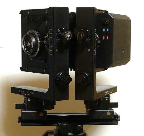 Installation on 4×5 technical camera