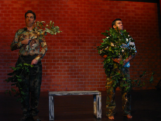 Shrub (Eric Curtis Johnson) and Bush (Gregory Guy Gorden), foliage in love.