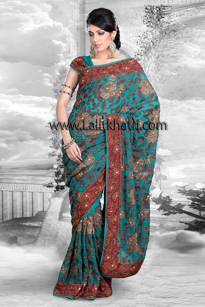 Latest Designer sarees by lalitkhatri designs2wed