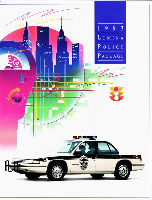 chevrolet police 1993 brochure lumina