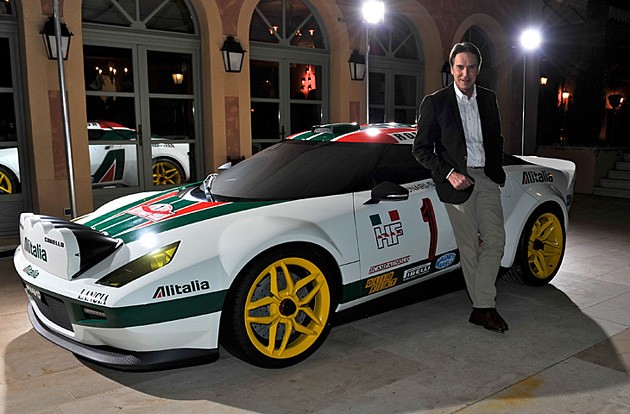 NEW STRATOS PRESS REVEAL WITH A ALITALIA MOCK UP