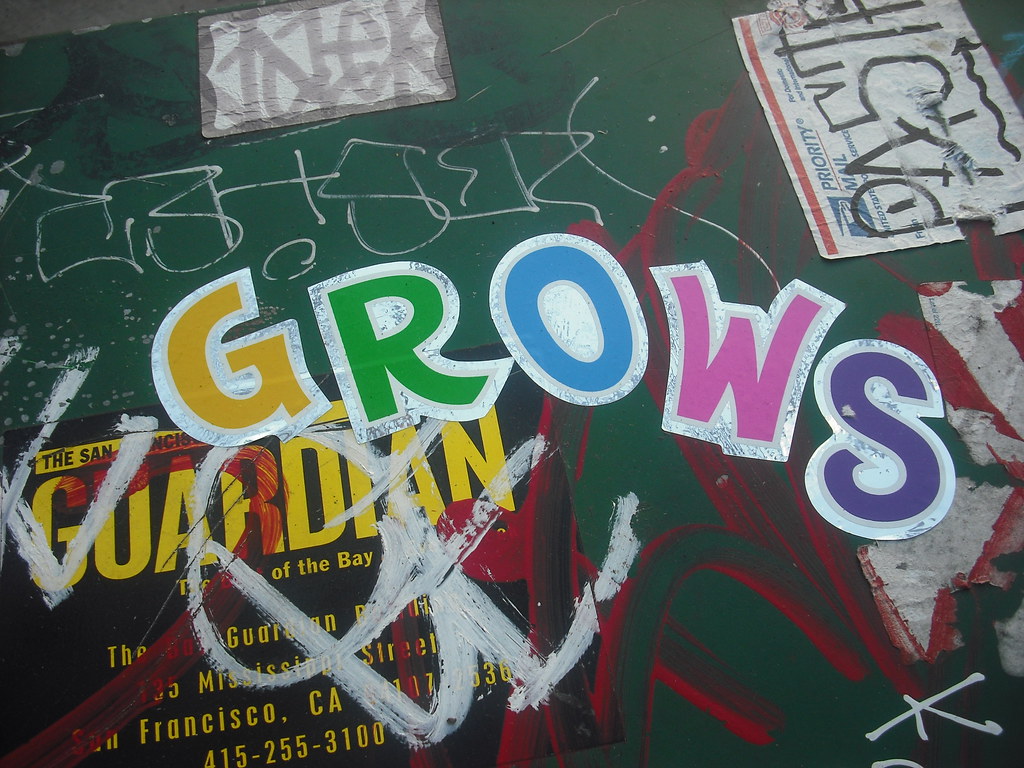 GROW stickers - Oakland, Ca