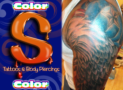 Tattoo Skintastic Art Columbus Georgia Color USA Eagle 