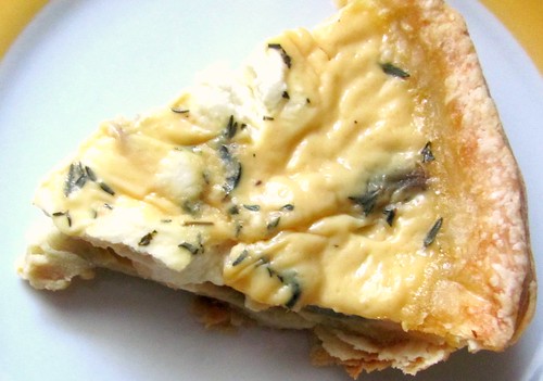 Roger Mooking's Goat Cheese Quiche