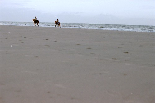Reiter am Strand