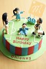 Soccer Family Cake