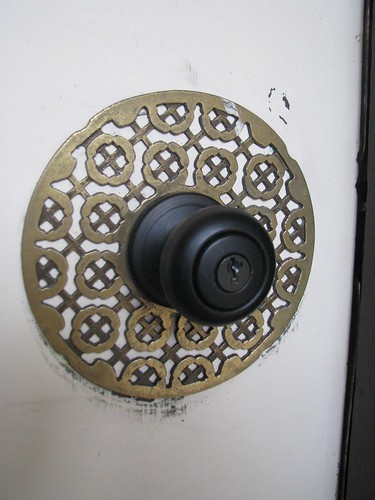 Door knob surround