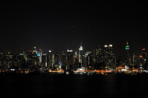 Night View of Manhattan from NJ