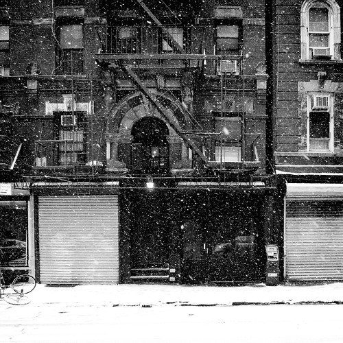 Broome Street in the Snow (I)