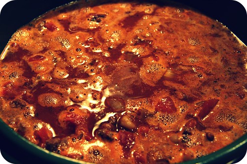chili brewing