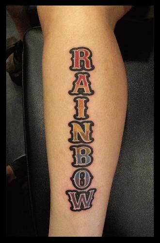 rainbow tattoo. Rainbow Tattoo