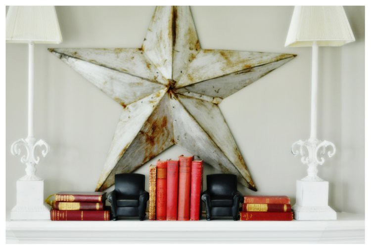 Red Books on Mantle