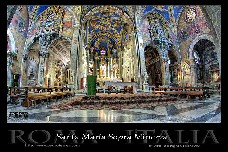 Roma - Santa María Sopra Minerva - Altar
