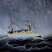 Henri Rousseau: Le navire dans la tempête - Orage sur la mer (1893)