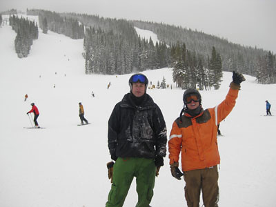 me and greg at copper