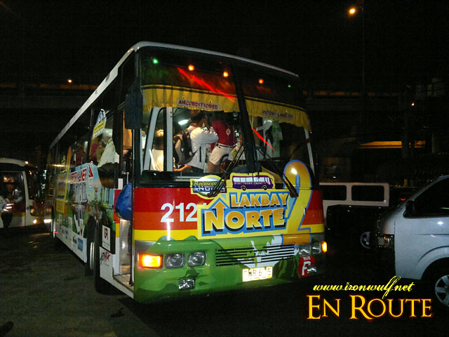 The Lakbay Norte 2 Bus at Victory Liner Kamias