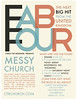 Messy Church Poster - Fab Four