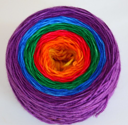 Laines Magnifiques Custom Rainbow Gradient Yarn