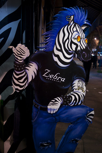 Zebra Tattoo Mascot