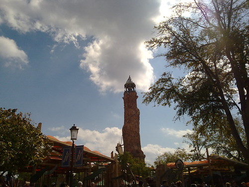 The Islands of Adventure Porft of Entry tower