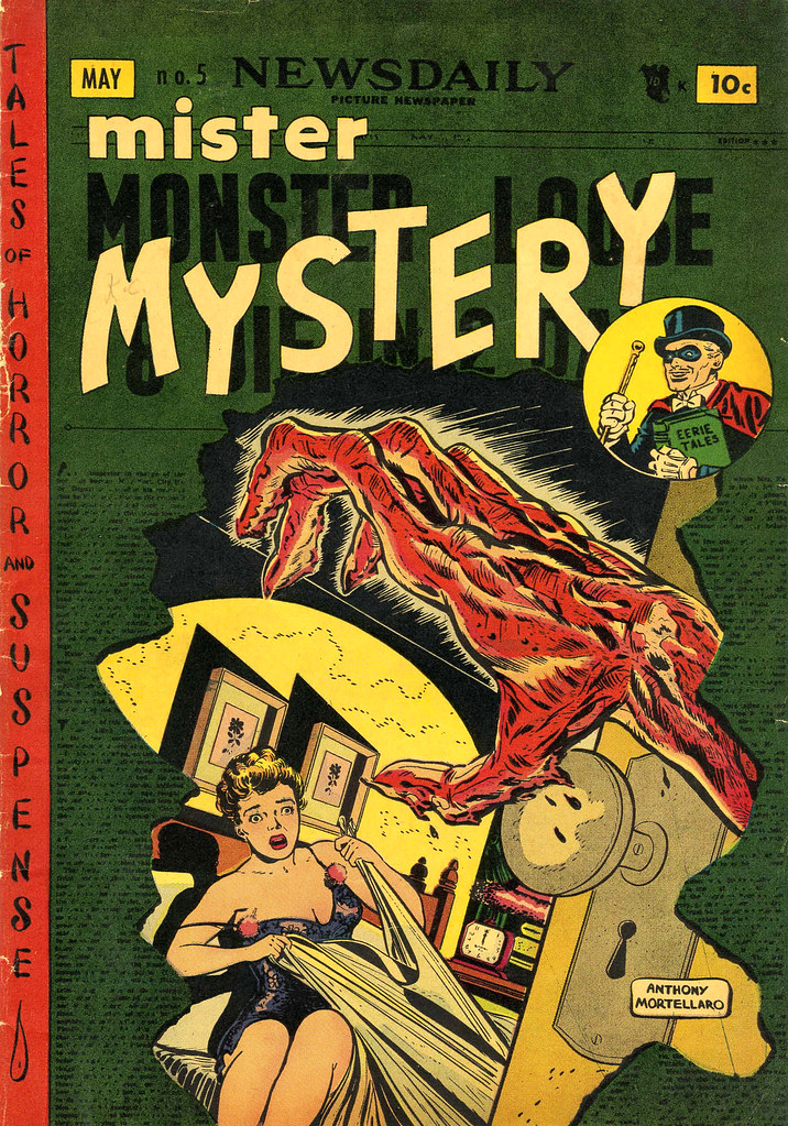 Mister Mystery #5 Anthony Mortellaro Cover (Aragon Magazines, Inc., 1952) 