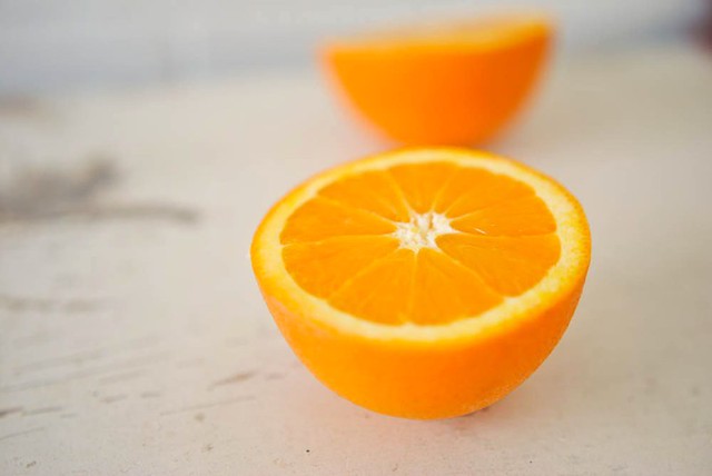 an orange