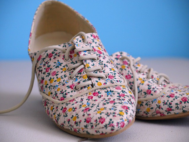Floral Oxford Shoes