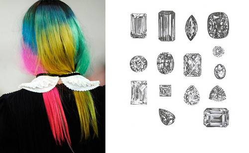 coloured-hair-gems-silver-concept
