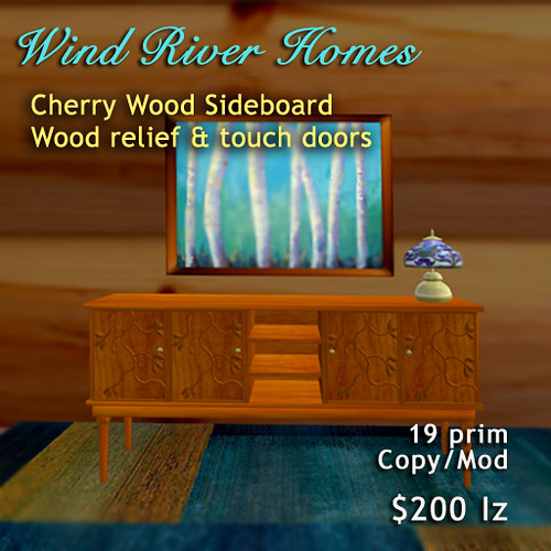 Sideboard v2 - cherry wood by Teal Freenote
