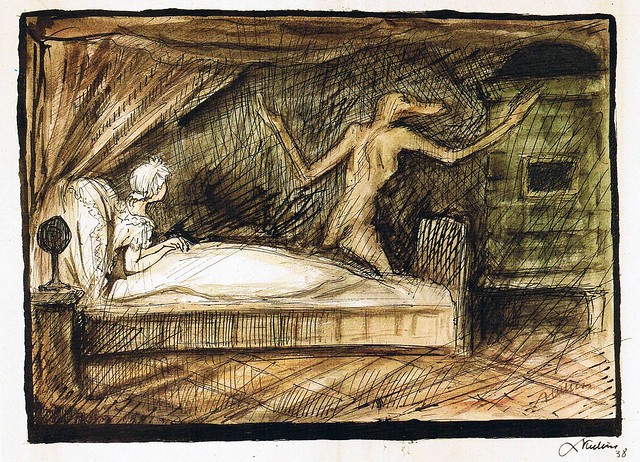 Alfred Kubin - The Ghost In The Bedroom