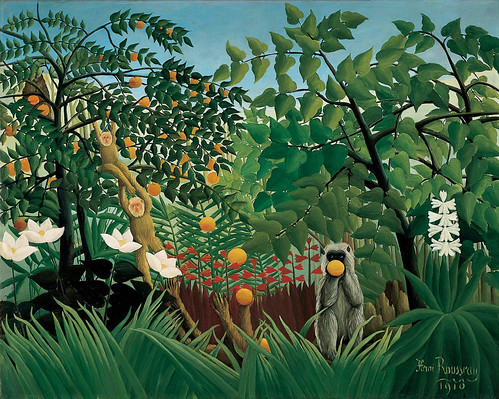 Henri Rousseau: Exotic landscape (1910) by petrus.agricola