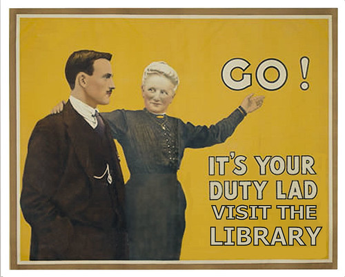 It's your duty to visit the library