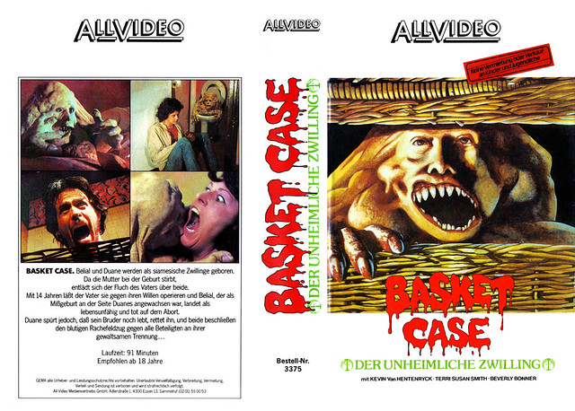 Basketcase (VHS Box Art)