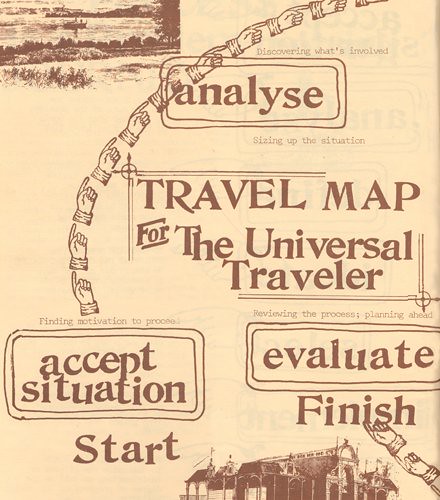 The Universal Traveler, Travel Map (detail 1)