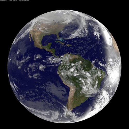 Full Disk Image of Earth Captured March 2, 2011